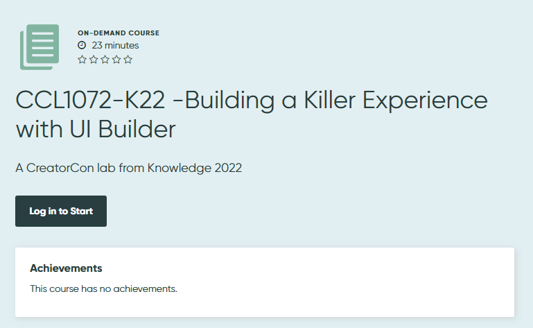 CCL1072-K22-Building a Killer Experience with UI Builder screenshot