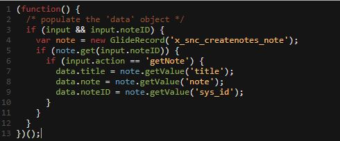 HTML template